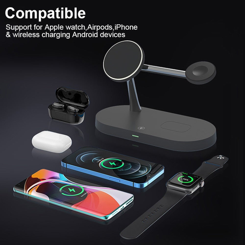 3-in-1 Magnetic Wireless Charger