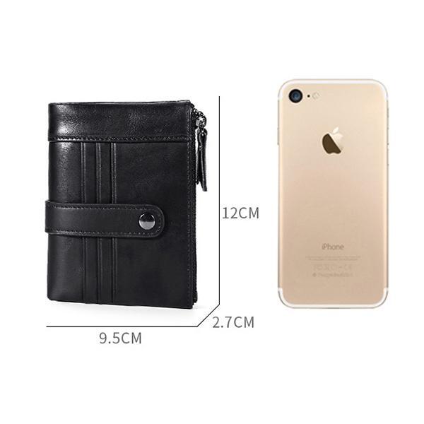 Men's RFID Anti-theft Retro Wallet