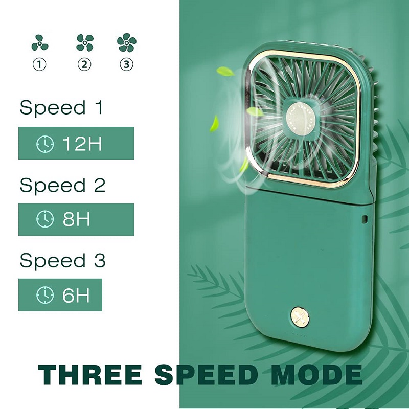 4 in 1 Design small fan with Power Bank