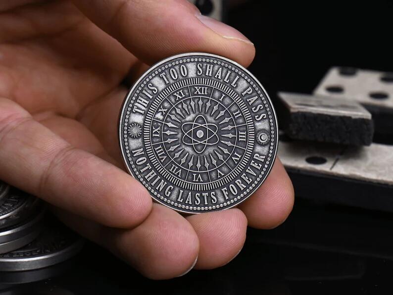 This Too Shall Pass | EDC Reminder Coins | Everyday Carry Challenge Coin