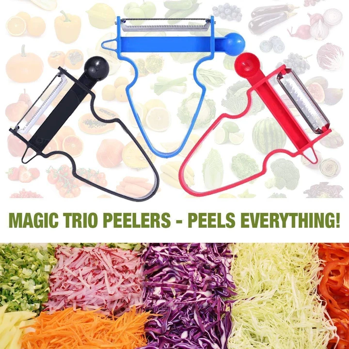 MAGIC TRIO PEELERS [SET of 3]（ BUY 2 SETS GET 1 SET FREE）