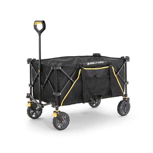Gorilla Carts 7 Cu Ft Collapsible Outdoor Utility Wagon