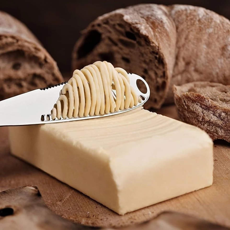 🎁Christmas Promotion🎄【50% OFF & BUY 2 GET 1 FREE】- 3 In 1 Food Grade 304 Stainless Steel Butter Knife