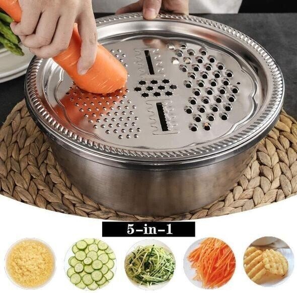 3 in 1 Kitchen Multipurpose Julienne Grater