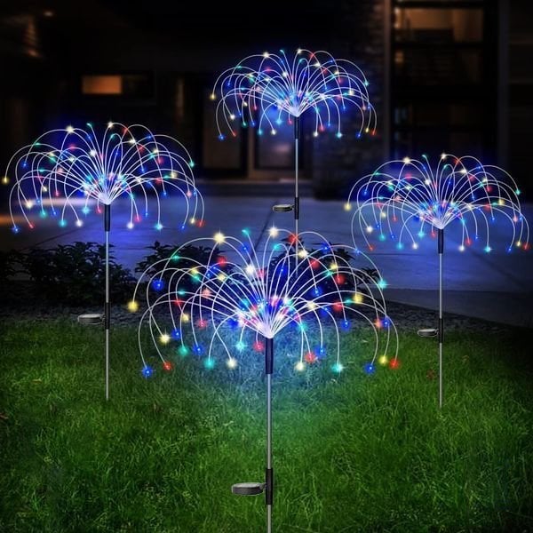 🔥[70% OFF Sale Ends In Today]- Waterproof Solar Garden Fireworks Lamp