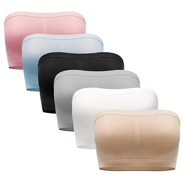 Invisible Seamless Supportive Bandeau Bra
