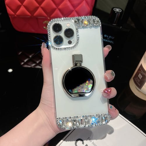 Perfume Bottle Quicksand Holder Case Cover For iPhone