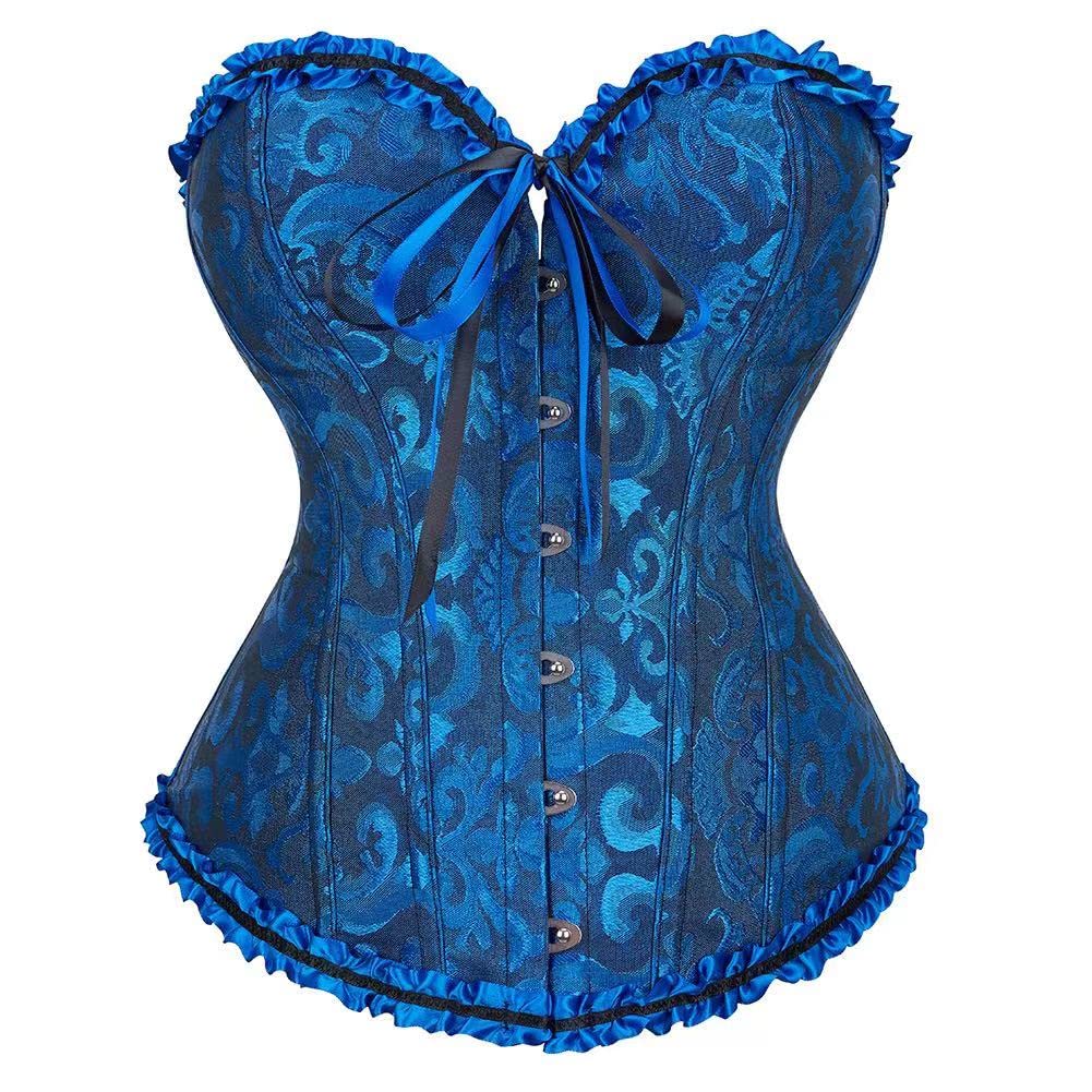 2023 HOT SALE💓WOMEN'S Floral Pleated Trim croset