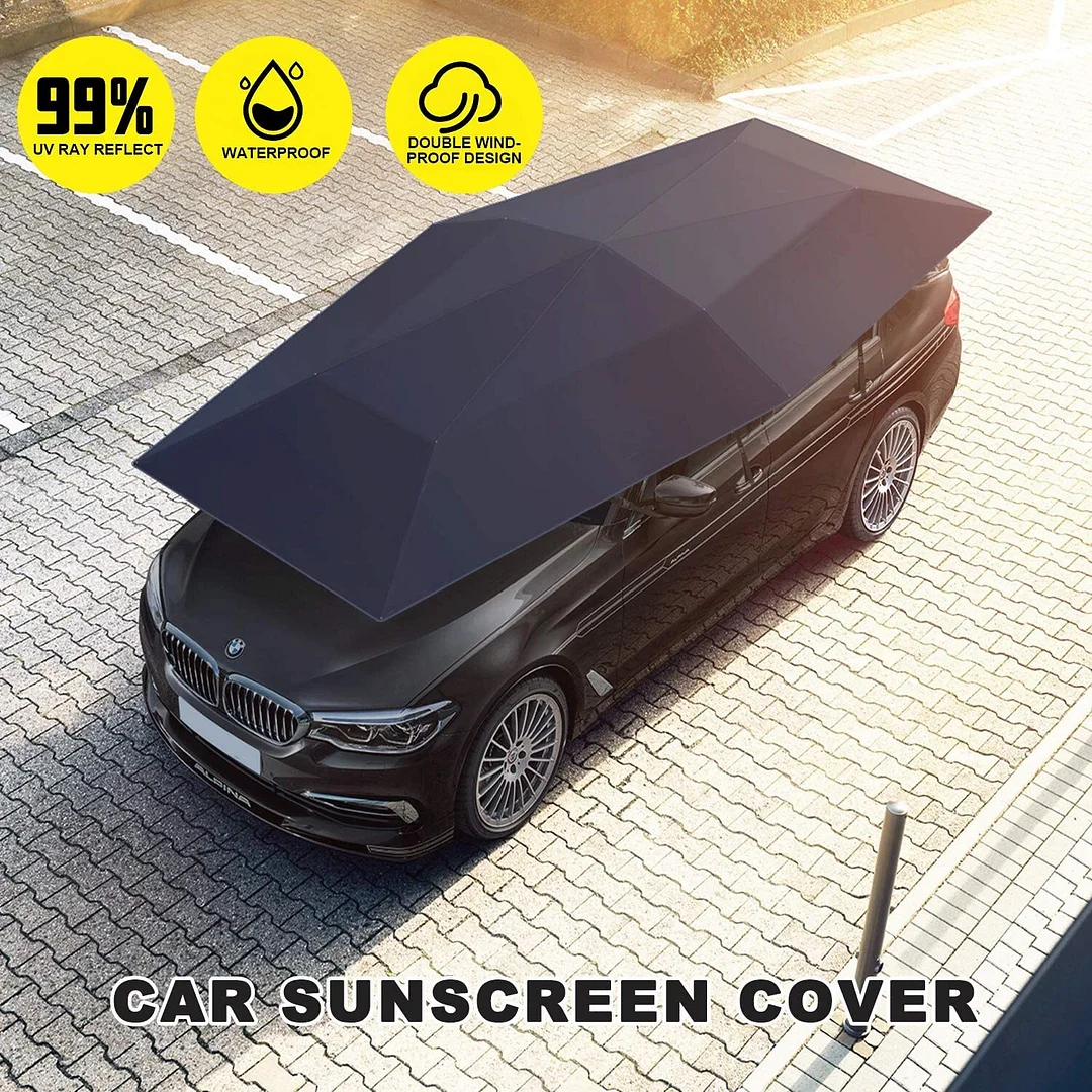 Factory Price Sale🔥189 inch Fully Automatic Carport Canopy  Anti-UV Wireless Control Windproof Car Tent
