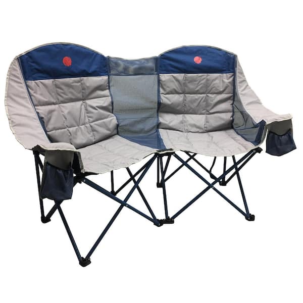 OmniCore Double Love Seat Heavy-Duty Quad Folding Camp Chair