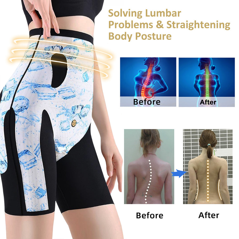 🧊🍸COLORIVERTM  Ion Sculpting Shorts, Addresses Fat Accumulation, Skin Problems & Lumbar Spine Issues,Contains Liquid Spandex Fabric