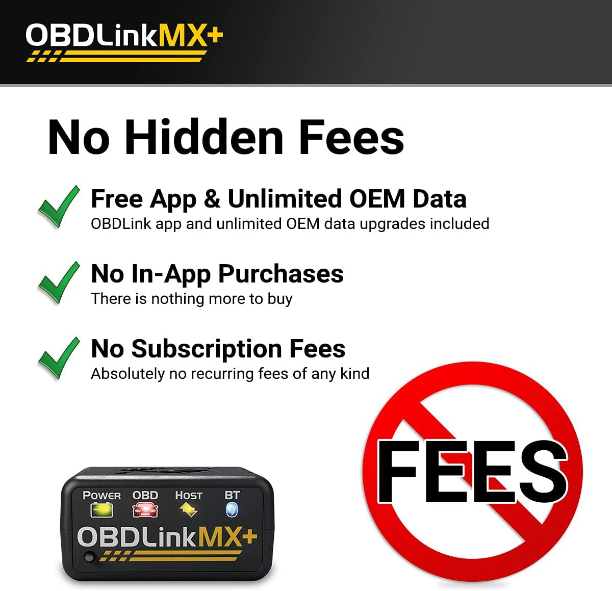 OBDLink MX+ OBD2 Bluetooth Scanner