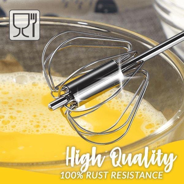 (MOTHER'S DAY HOT SALE)Stainless Steel Semi-Automatic Whisk--BUY 2 GET 2 FREE