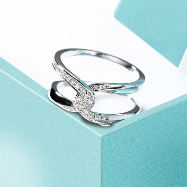 🔥 Last Day Promotion 75% OFF🔗Special Bond Rectangle Interlocking Ring - 💕Mother & Daughter 👩👧 Forever Linked Together