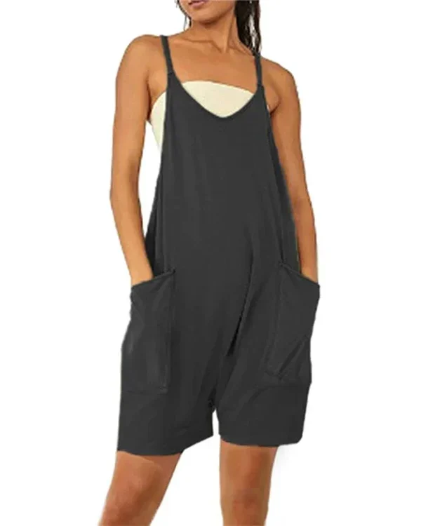 Summer Short Jumpsuit with Pockets (Buy 2 Free Shipping)