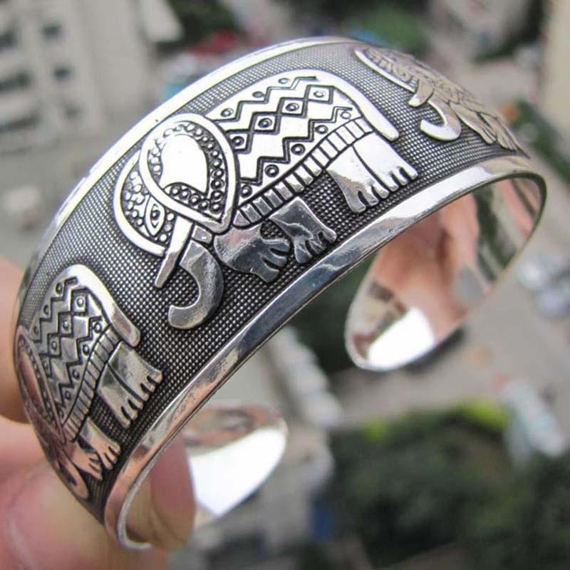 Silver Boho Cuff Bracelet