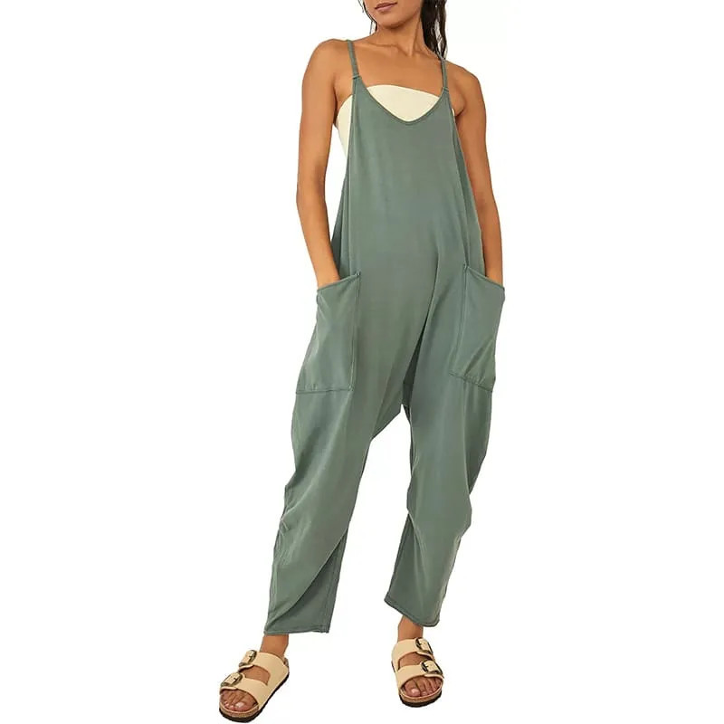 Hot Sale🔥 Womens Casual Wide-Leg Jumpsuit(Buy 2 Free Shipping)
