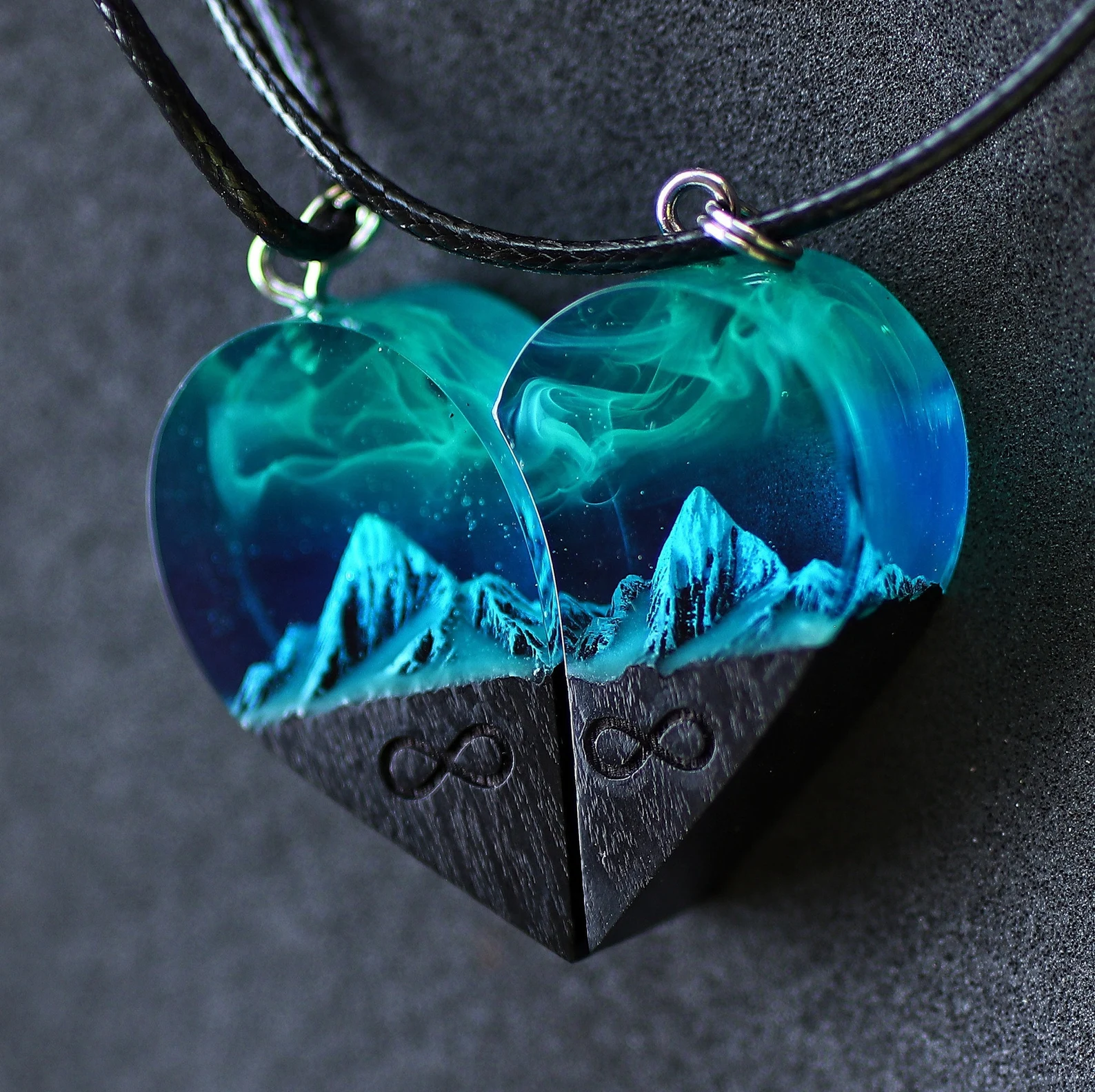 Iceberg Heart Necklace