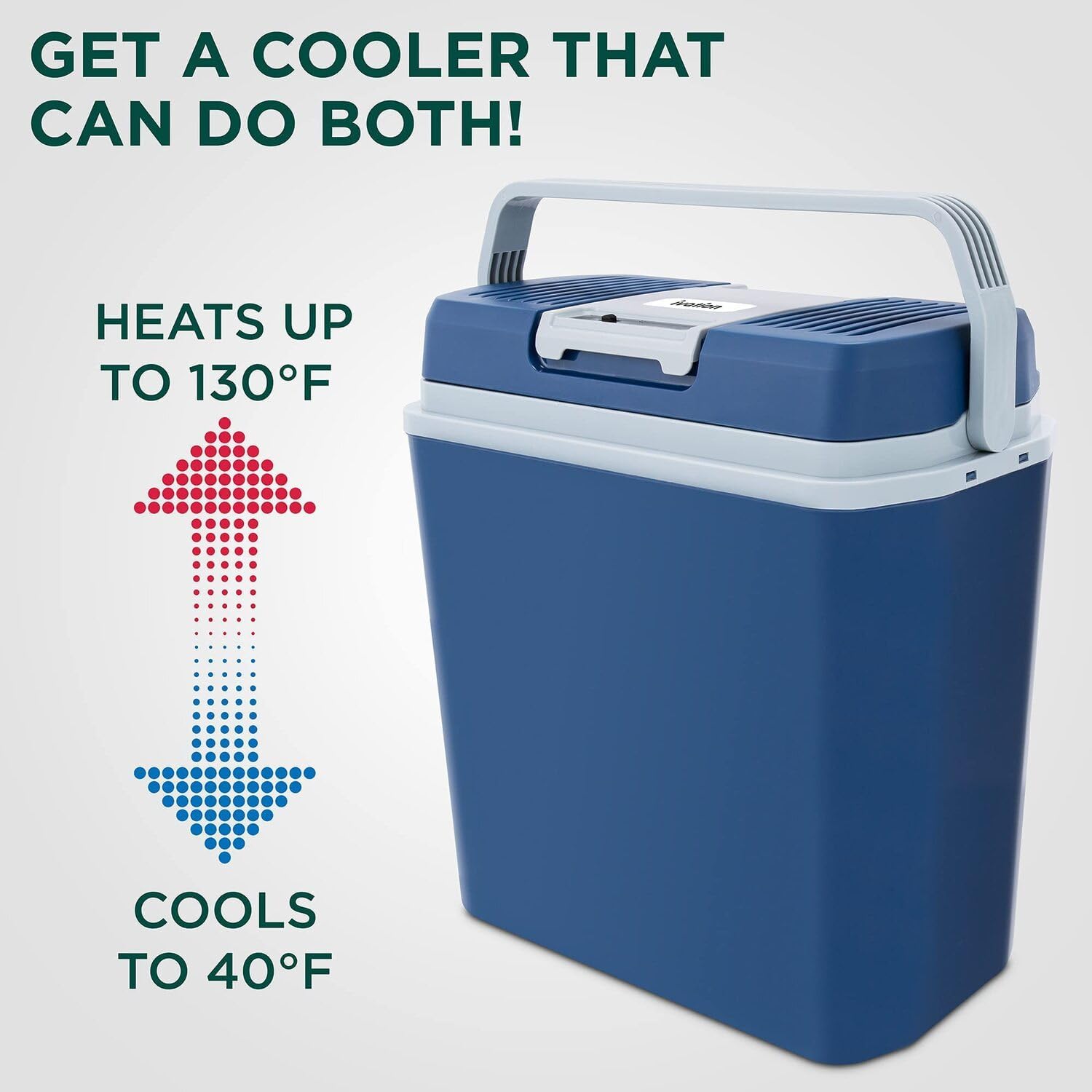 Lvation Electric Cooler & Warmer with Handle 24 L Portable Thermoelectric Fridge