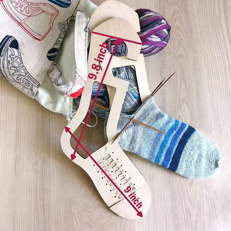 Adjustable Wooden Socks Blockers Knitting Gift