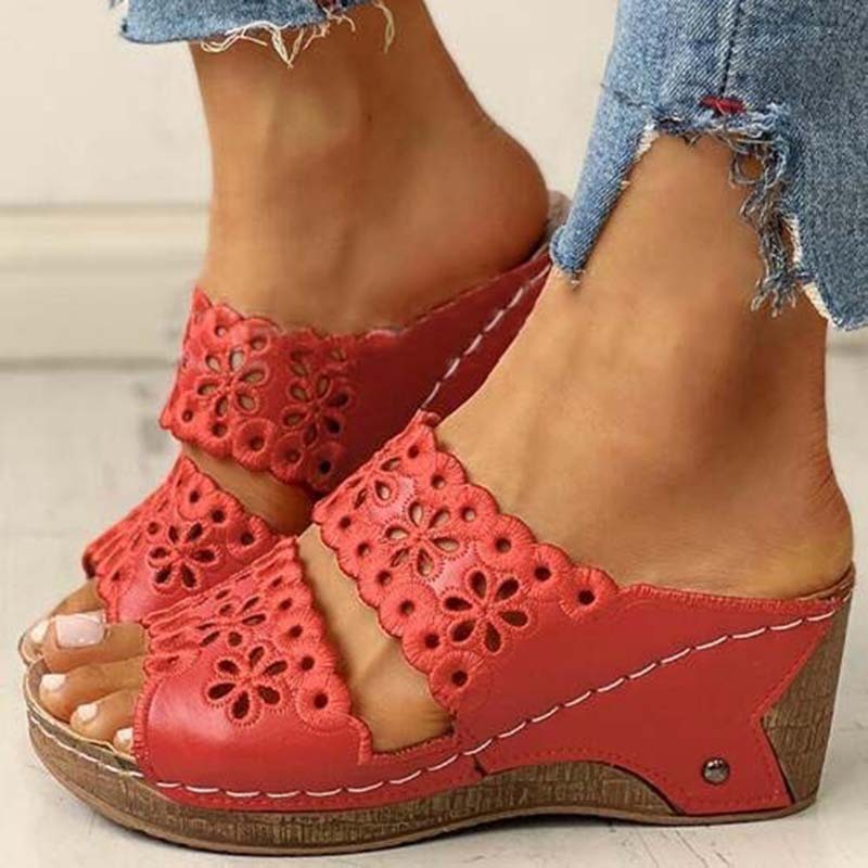 2022 New Leather Soft Footbed Orthopedic Arch-Support Sandals