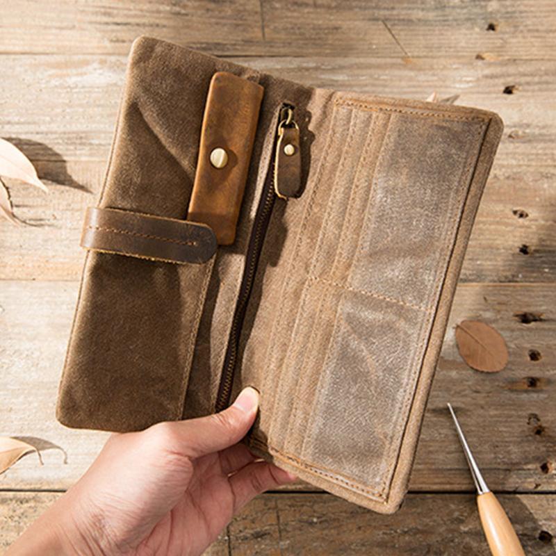 Genuine Leather Retro Handmade Wallet