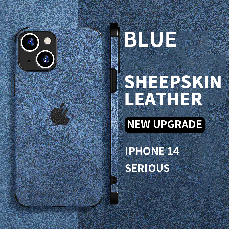 Lambskin Leather Case Cover For iPhone