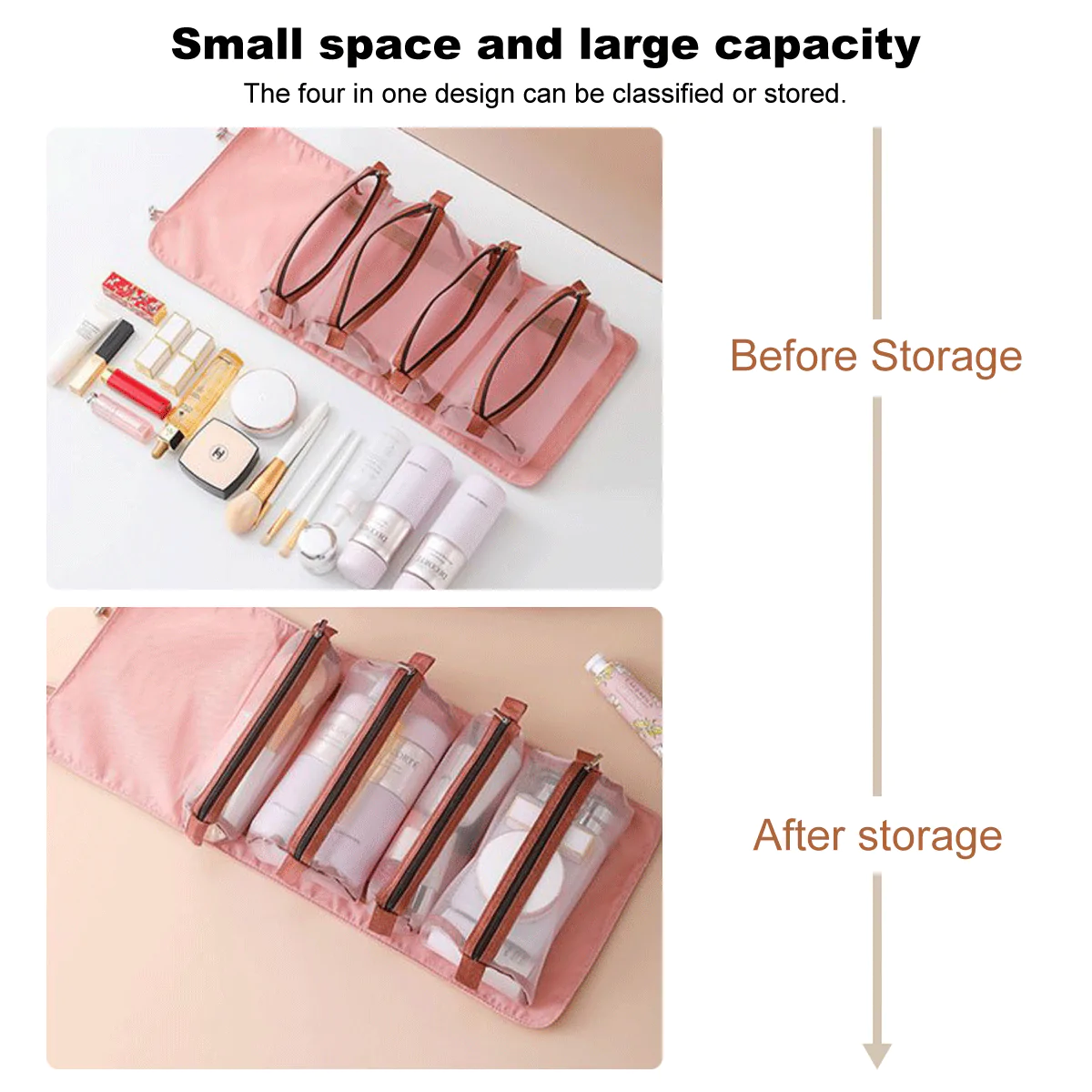 (🔥Christmas Hot Sale-50% OFF)4 in 1 Multifunctional Cosmetic Storage Bag-🔥BUY 2 GET 5% OFF TODAY!🔥