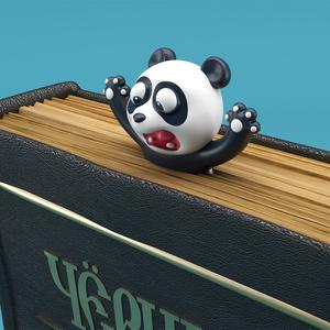 3D Ouch! I'm Stuck! Animal Bookmark