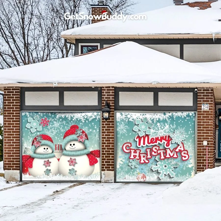 Garage Door Covers Christmas 2023