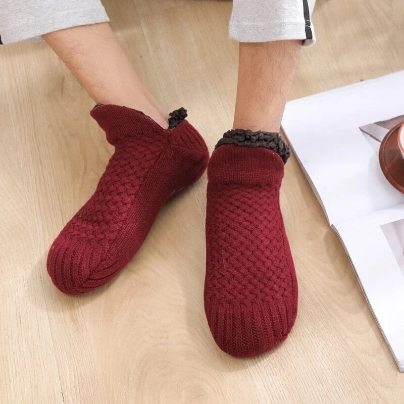 Indoor Non-slip Thermal Socks✅ Bye to Numbness, Pain and Swelling ✅ Foot issues and sensitive feet ✅ Help increase blood flow and circulation.