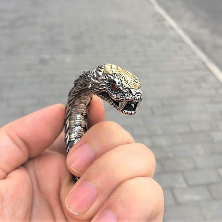 black dragon snake bracelet