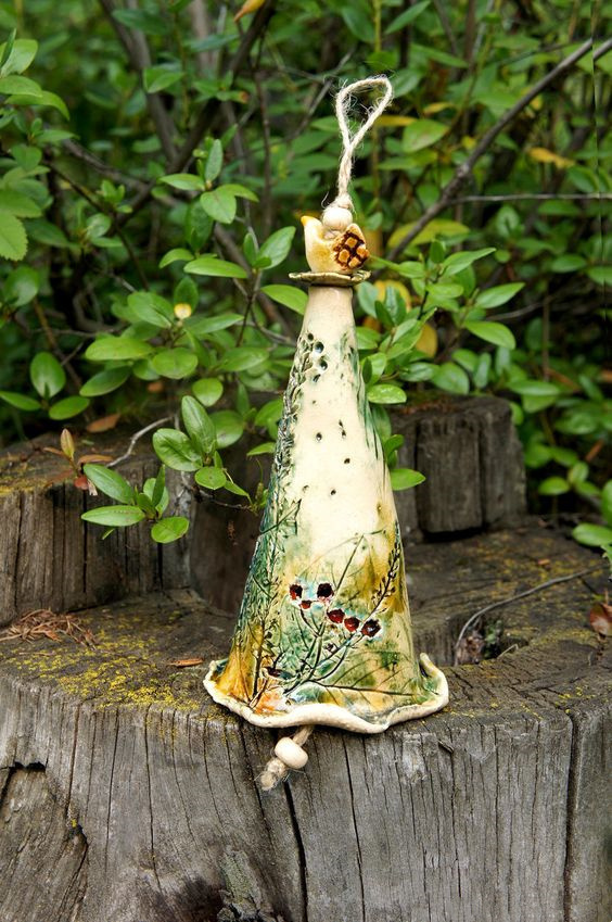 Vintage forest wind chimes