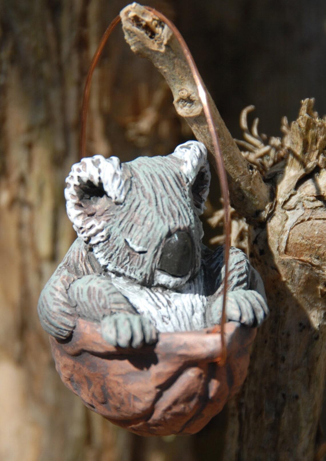 Sleeping Koala Ornament