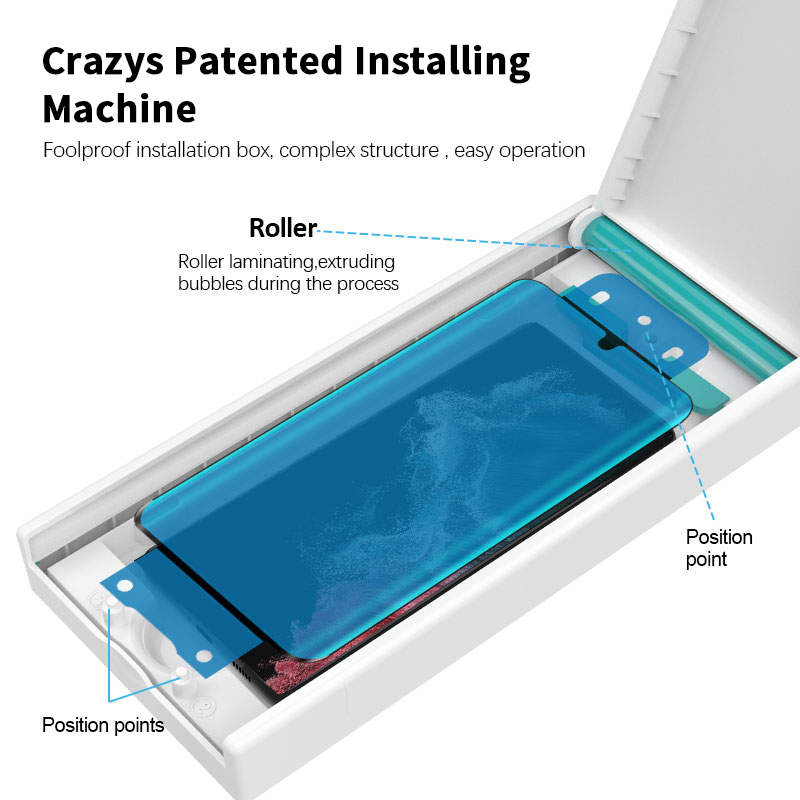 Auto-align Screen Protector Box for Samsung Galaxy S22 Ultra 5G