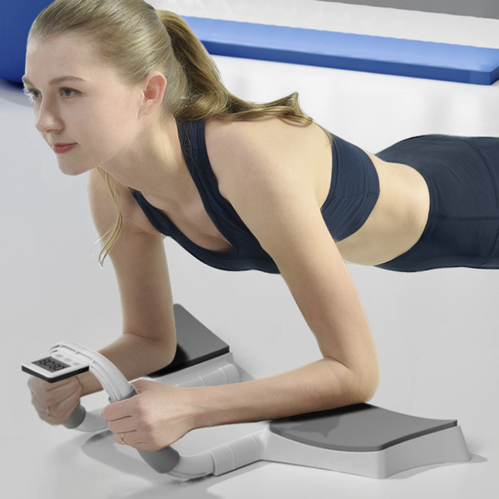 Multifunctional Portable Plank Abdominal Muscle Trainer With A Timer