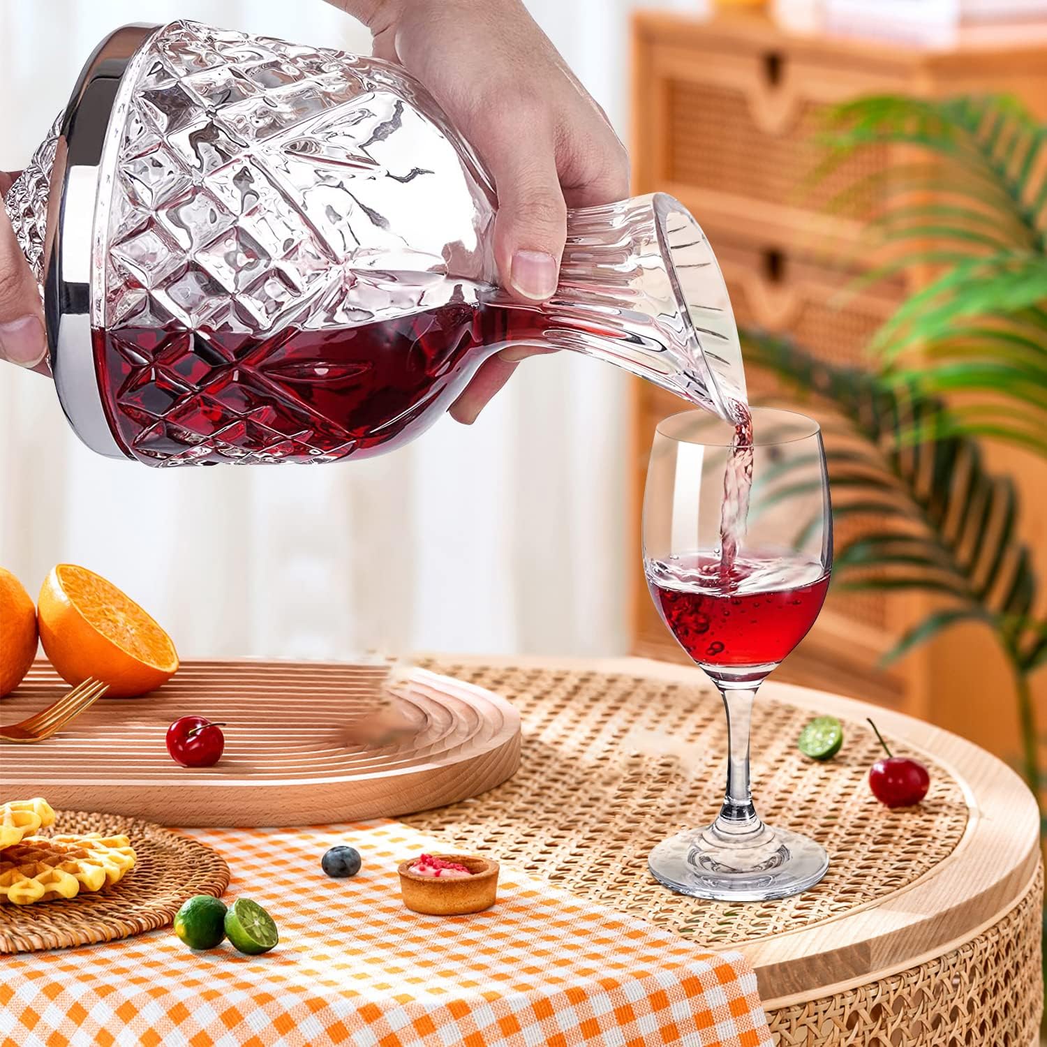 🌲Early Christmas Sale 50% OFF - 【Tiktok Hot Sale】🔥2023 New Spinning top wine decanter--🔥FREE SHIPPING🔥