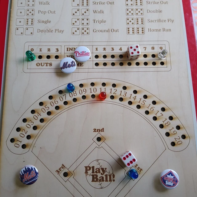 (⚡Last Day Promotion-50%OFF) 🎲Baseball Dice Board Game