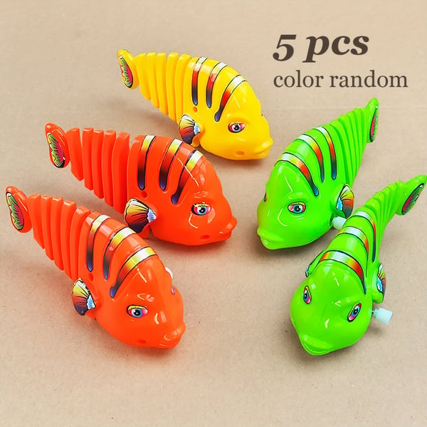 🐟Running Wind-Up Wiggle Fish Toys