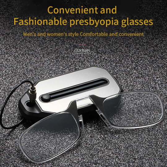 Unisex Legless Nose Clip Presbyopic Glasses Mini Portable