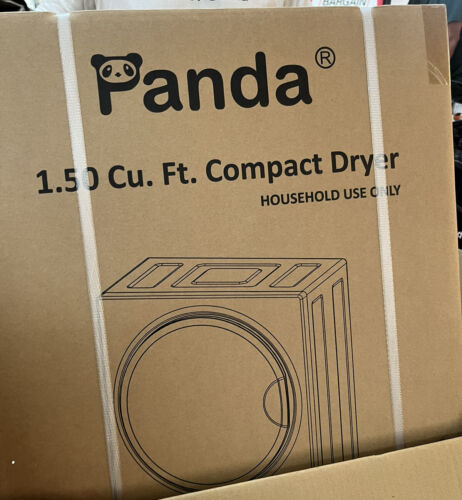 Panda Small Mini Compact Dryer 110V Stainless Steel Drum