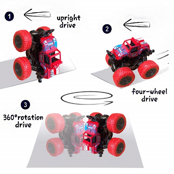 🔥Last Day - 40% OFF🔥 Friction Powered Push and Go Toy Cars, Inertia  Stunt Toy Vehicles