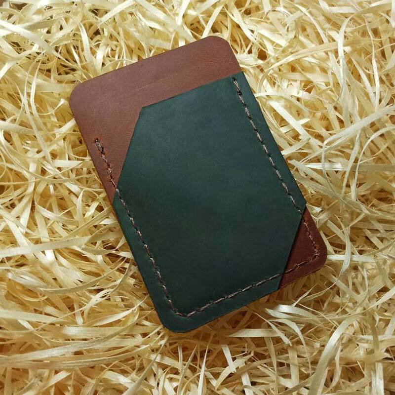 Leather Airtag Wallet Purse Personalized Mens Money Wallet Card Holder