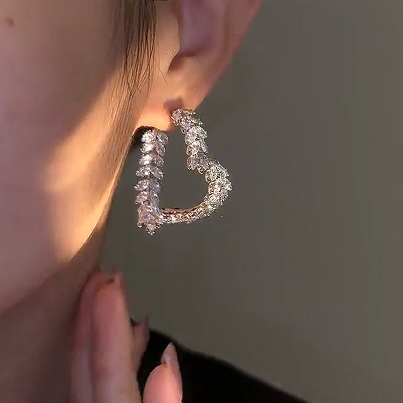 🎁Perfect Gift🎁 Zirconia wheat earrings