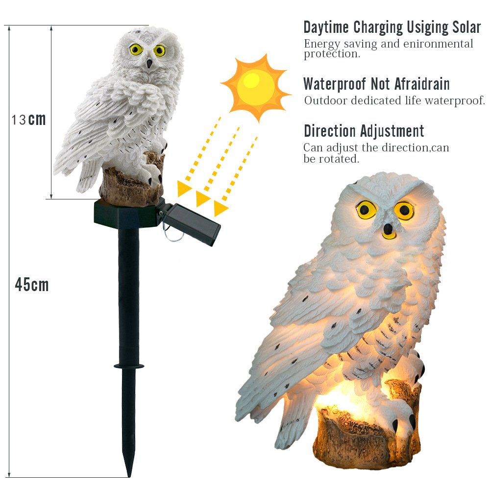 (🔥Hot Sale-49% off)Eagle Figure Garden Solar Post