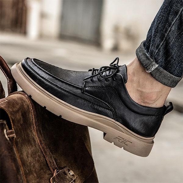 Chicinskates Men's Fashion All Season Cowhide Shoes