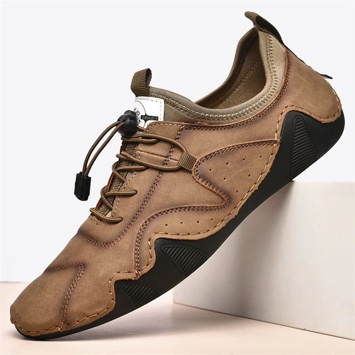 Men's Handmade Non Slip Soft Casual Flats Driving Shoes Boat Shoes