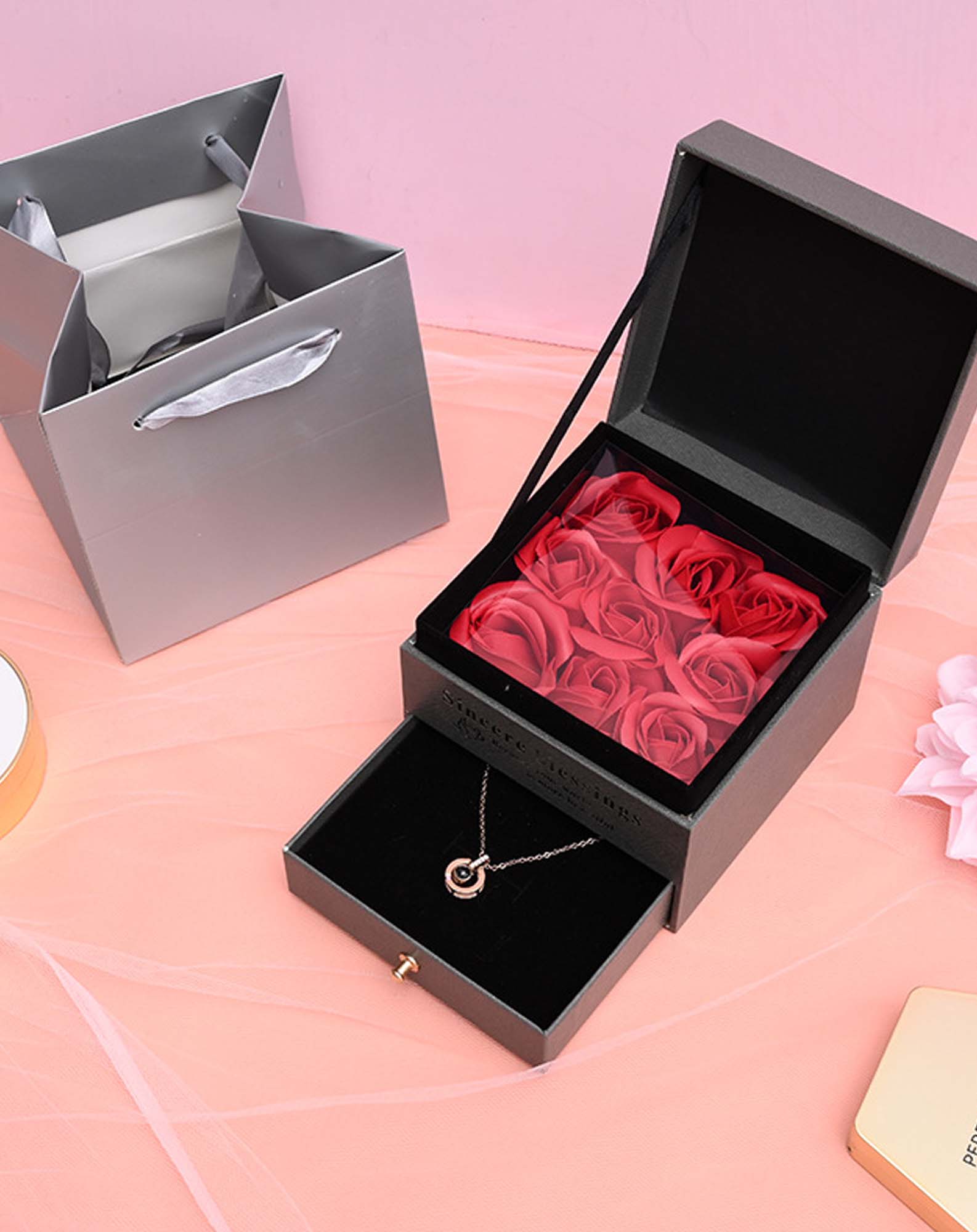 Nine Roses  Gift Box