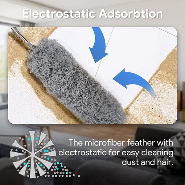 🔥Last Day Promotion - 50% OFF🔥Retractable Washable Curved Microfiber Duster-Buy 2 Get 10% Off & Free Shipping
