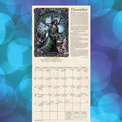 🎁CHRISTMAS GIFT-🔮2024 WITCHES' WALL CALENDAR
